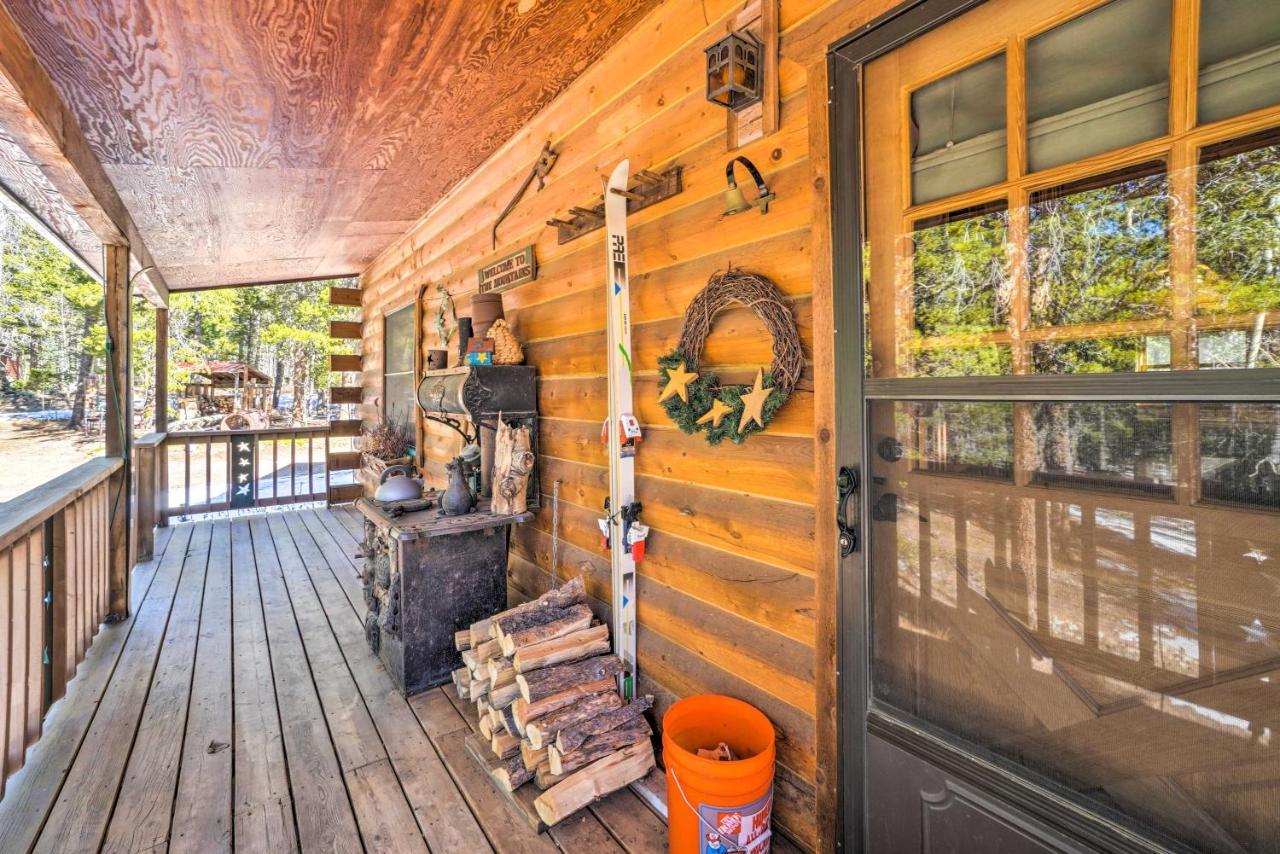 Secluded Black Hawk Log Cabin With Fire Pit! Eksteriør billede