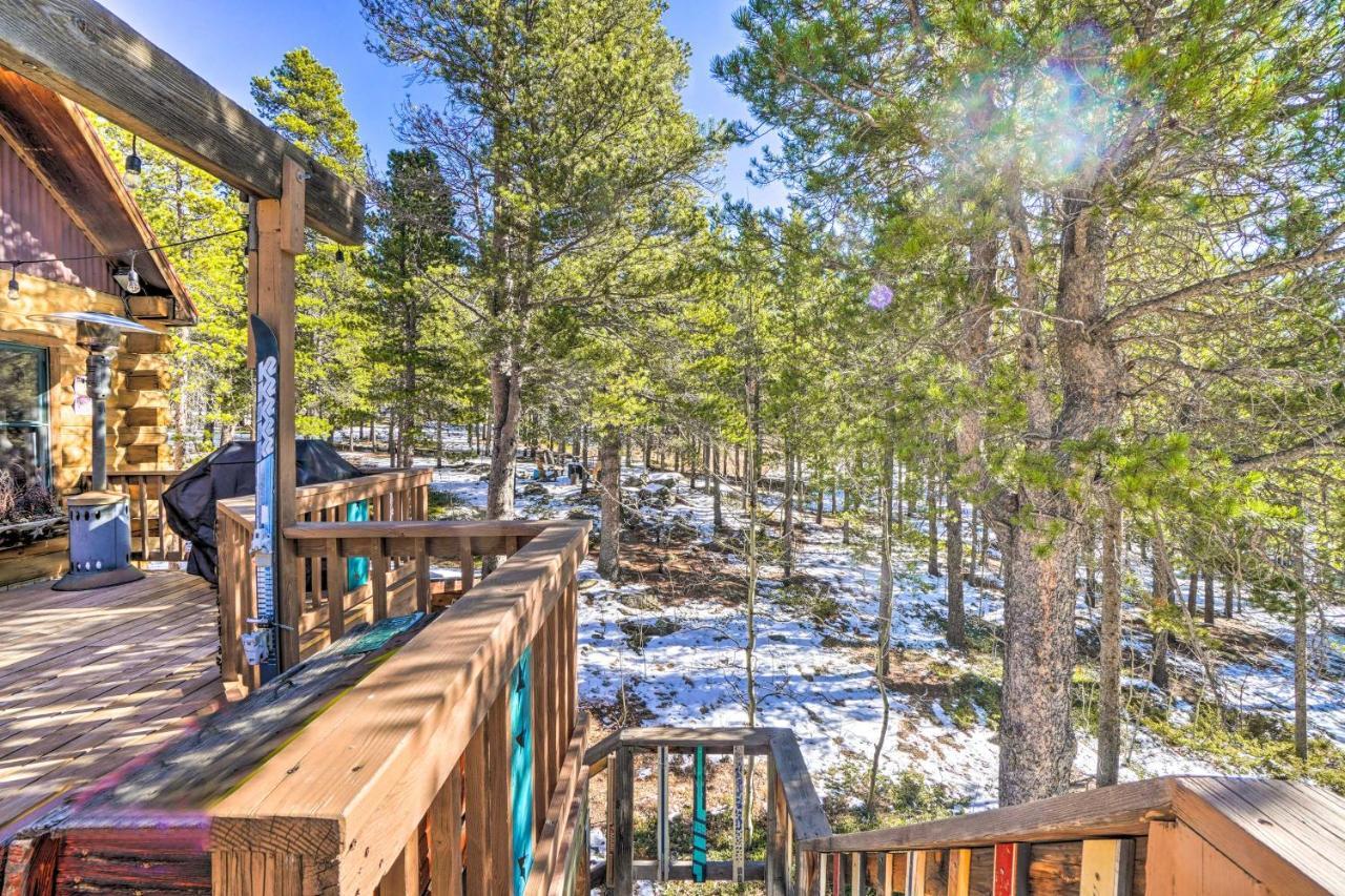 Secluded Black Hawk Log Cabin With Fire Pit! Eksteriør billede