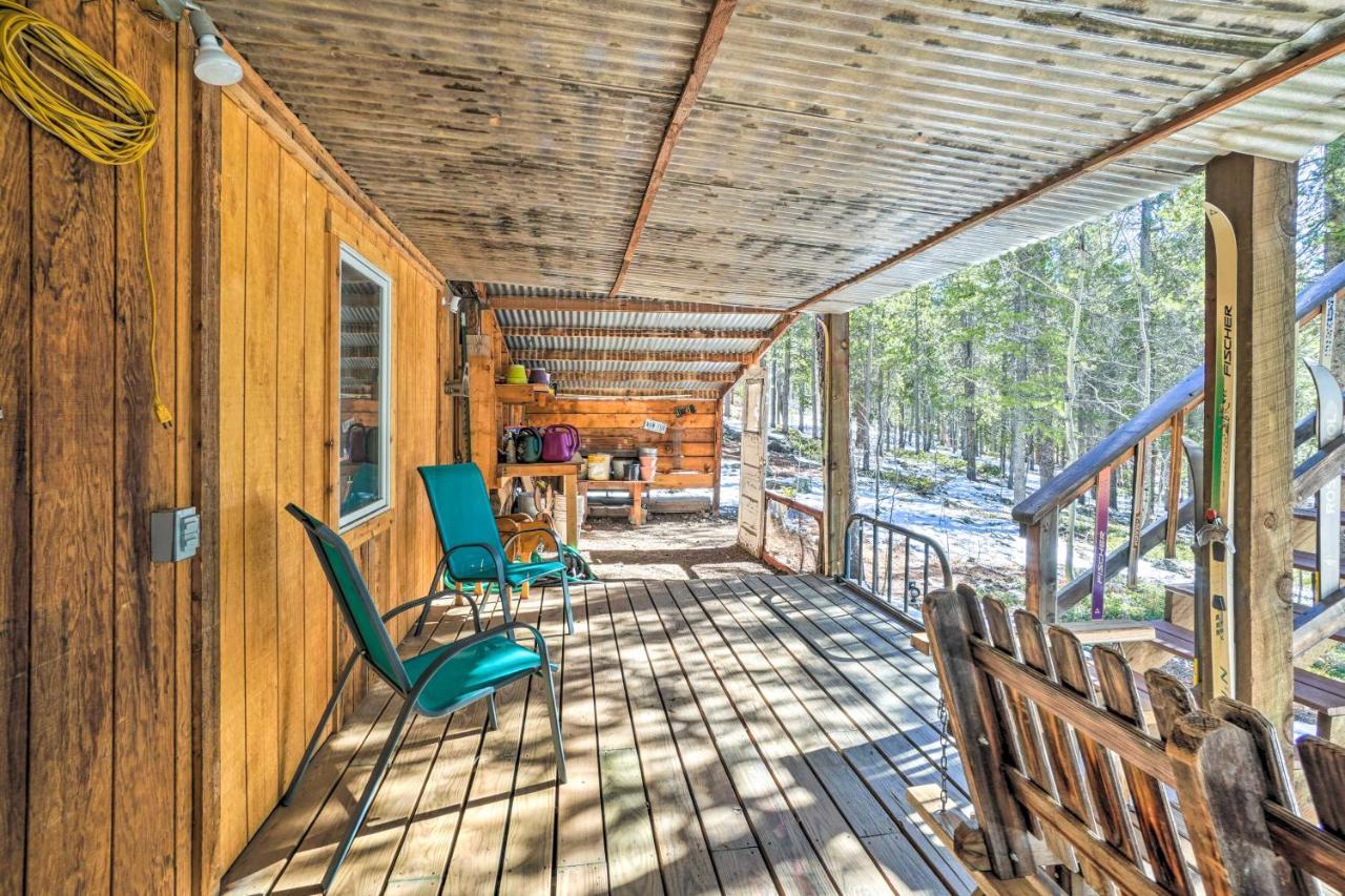 Secluded Black Hawk Log Cabin With Fire Pit! Eksteriør billede