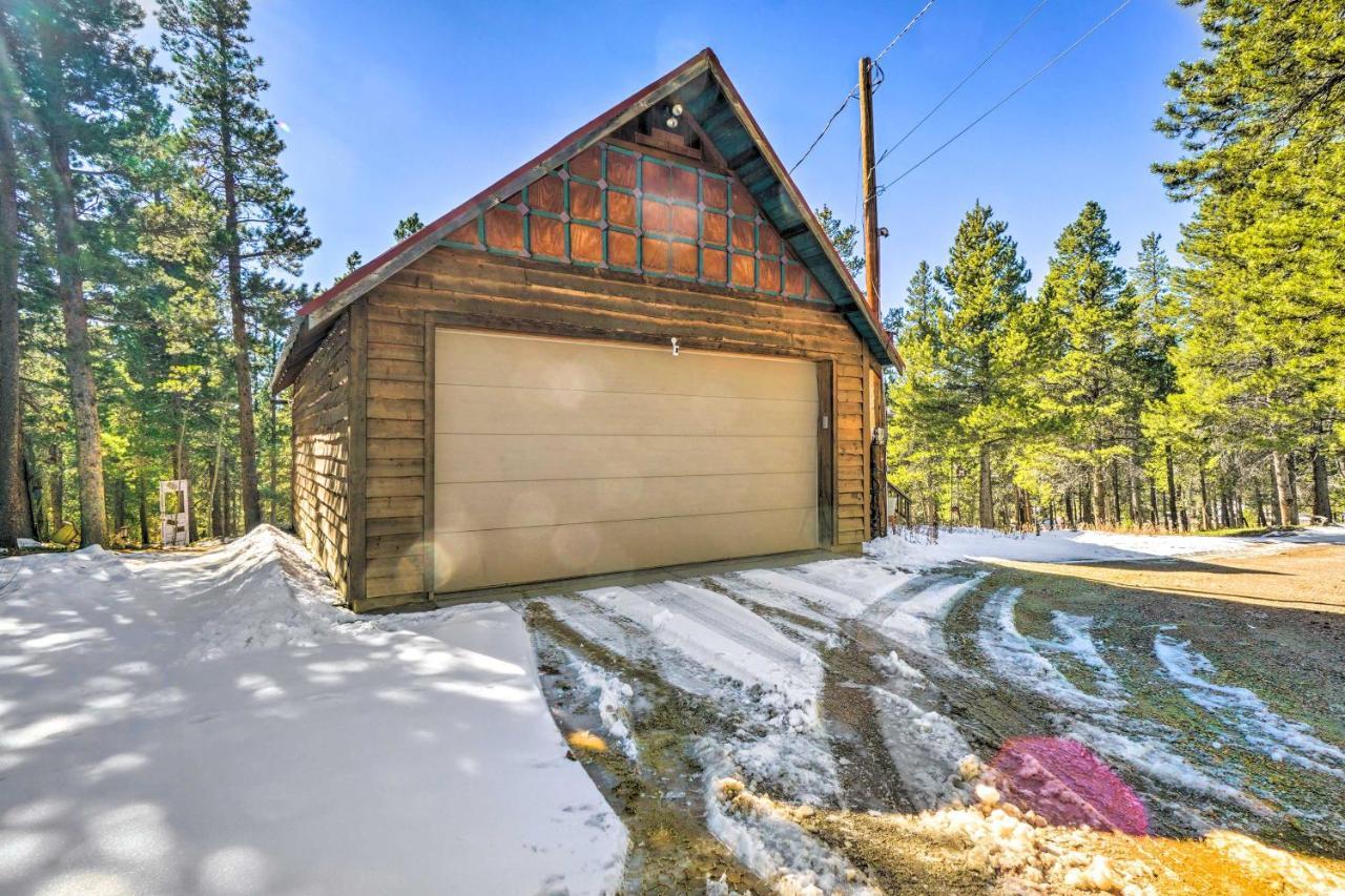Secluded Black Hawk Log Cabin With Fire Pit! Eksteriør billede