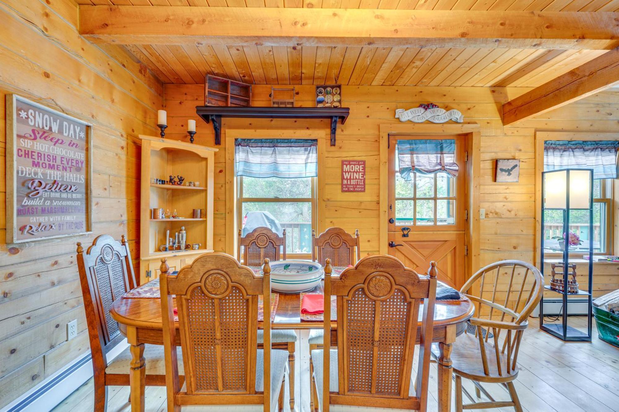 Secluded Black Hawk Log Cabin With Fire Pit! Eksteriør billede