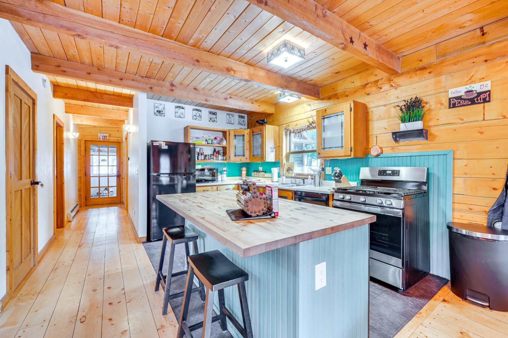 Secluded Black Hawk Log Cabin With Fire Pit! Eksteriør billede